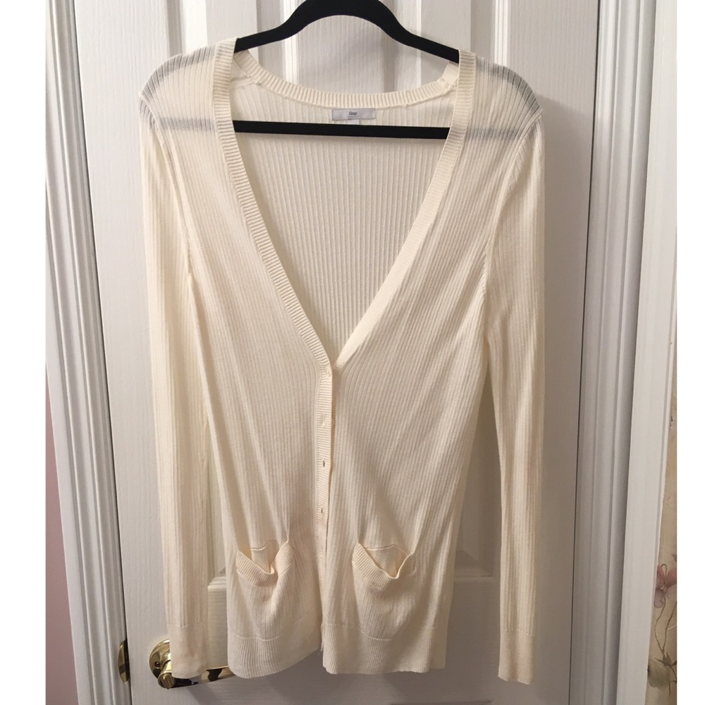 Cream Color Gap Cardigan